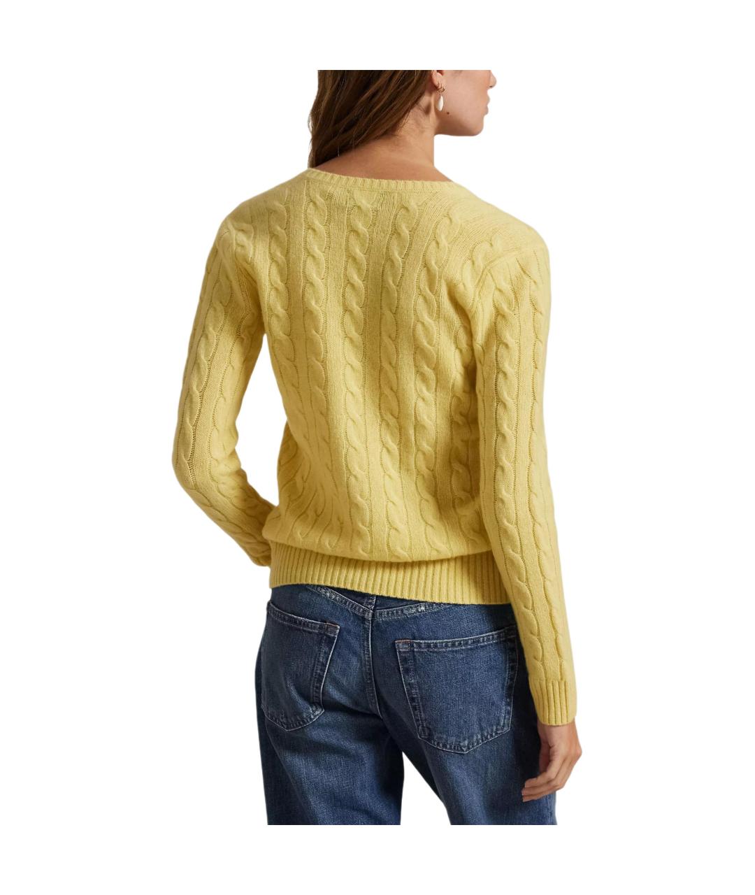 POLO RALPH LAUREN Желтый джемпер / свитер, фото 3