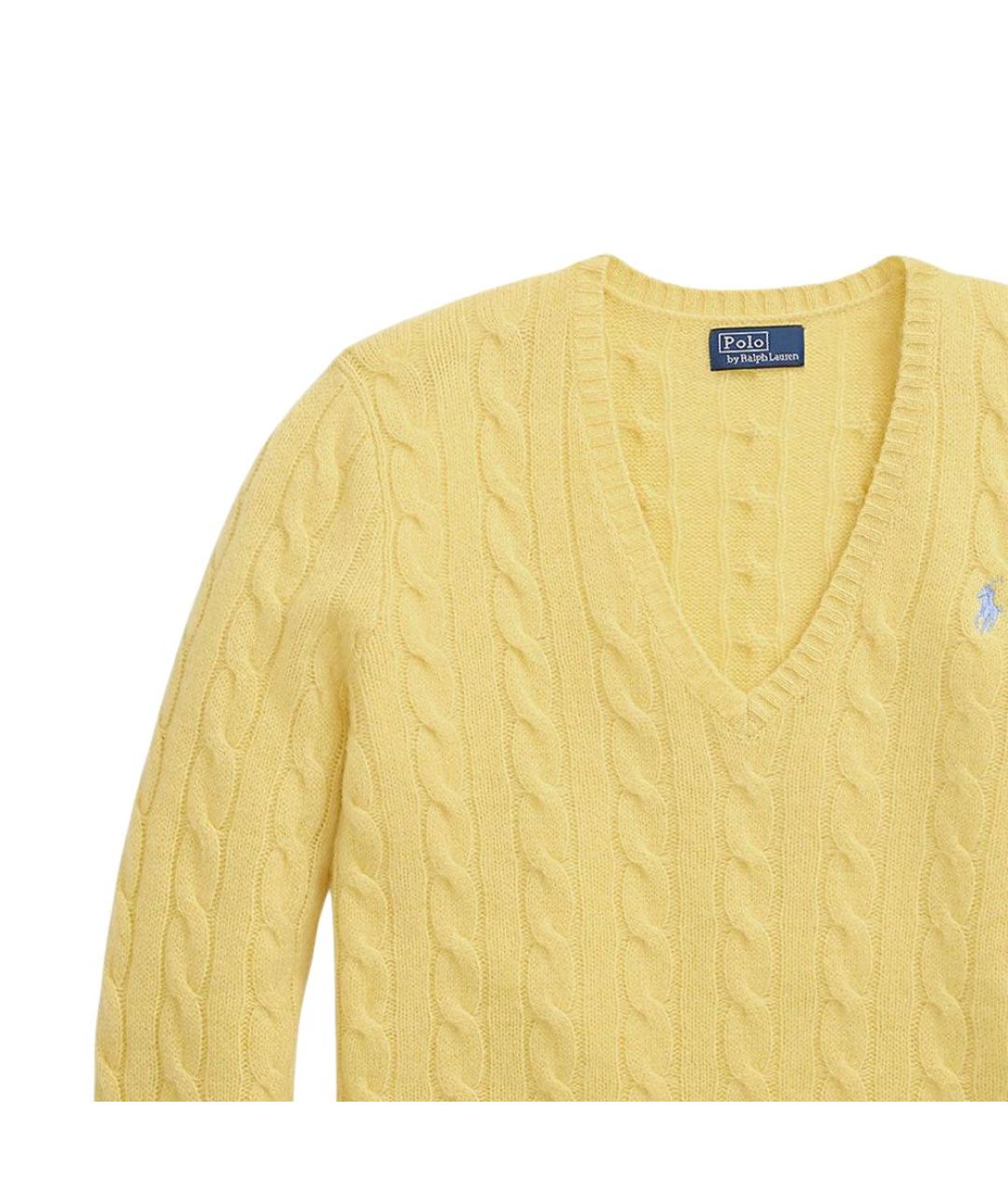 POLO RALPH LAUREN Желтый джемпер / свитер, фото 4