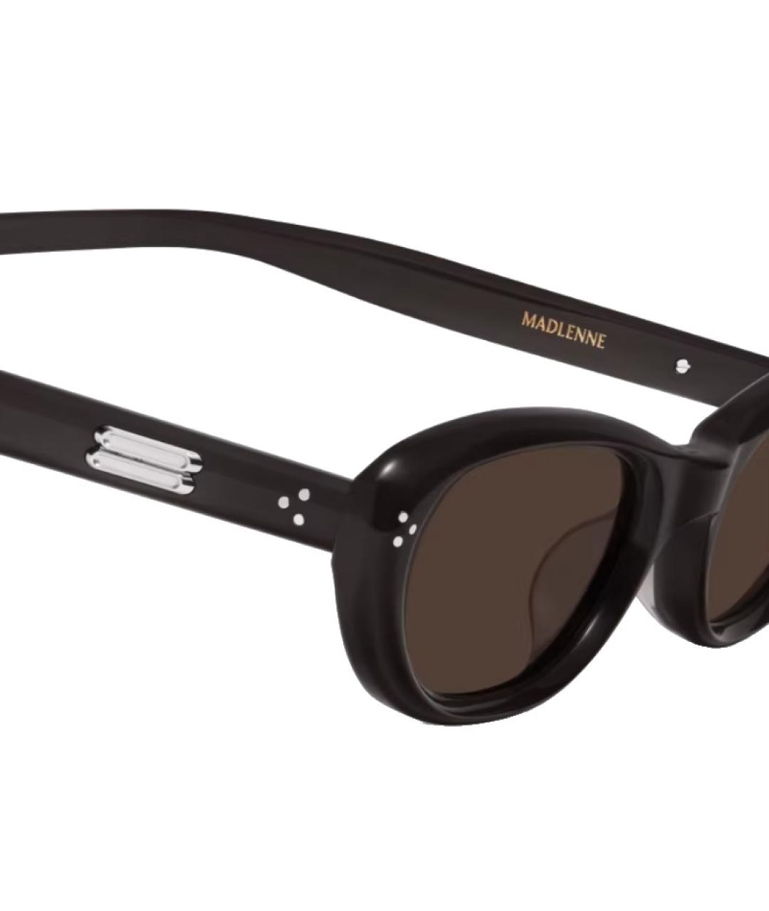 GENTLE MONSTER Коричневые пластиковые солнцезащитные очки, фото 4