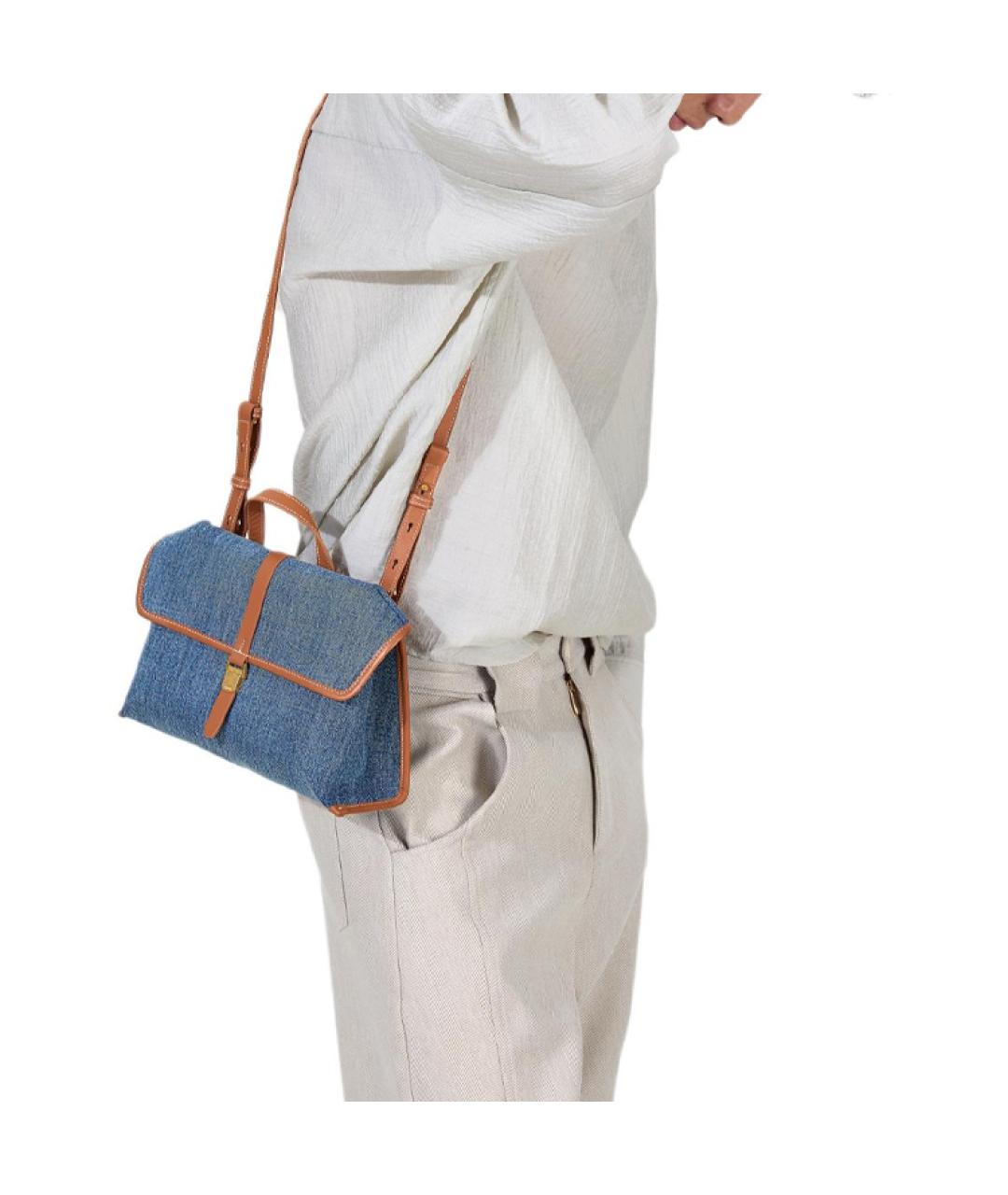 SONGMONT Голубая сумка через плечо, фото 4
