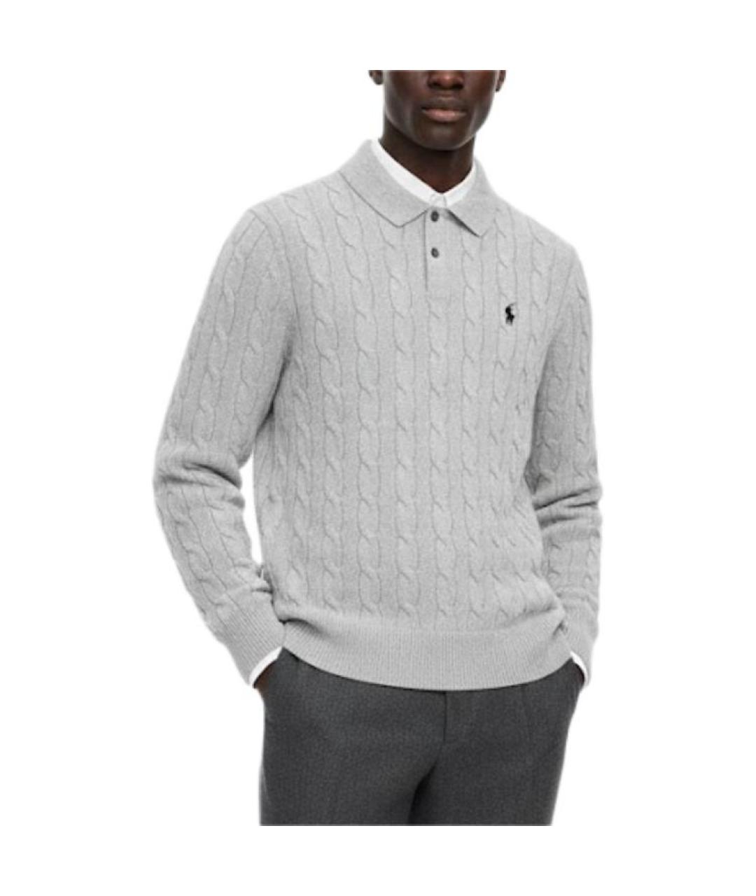 POLO RALPH LAUREN Серый джемпер / свитер, фото 4