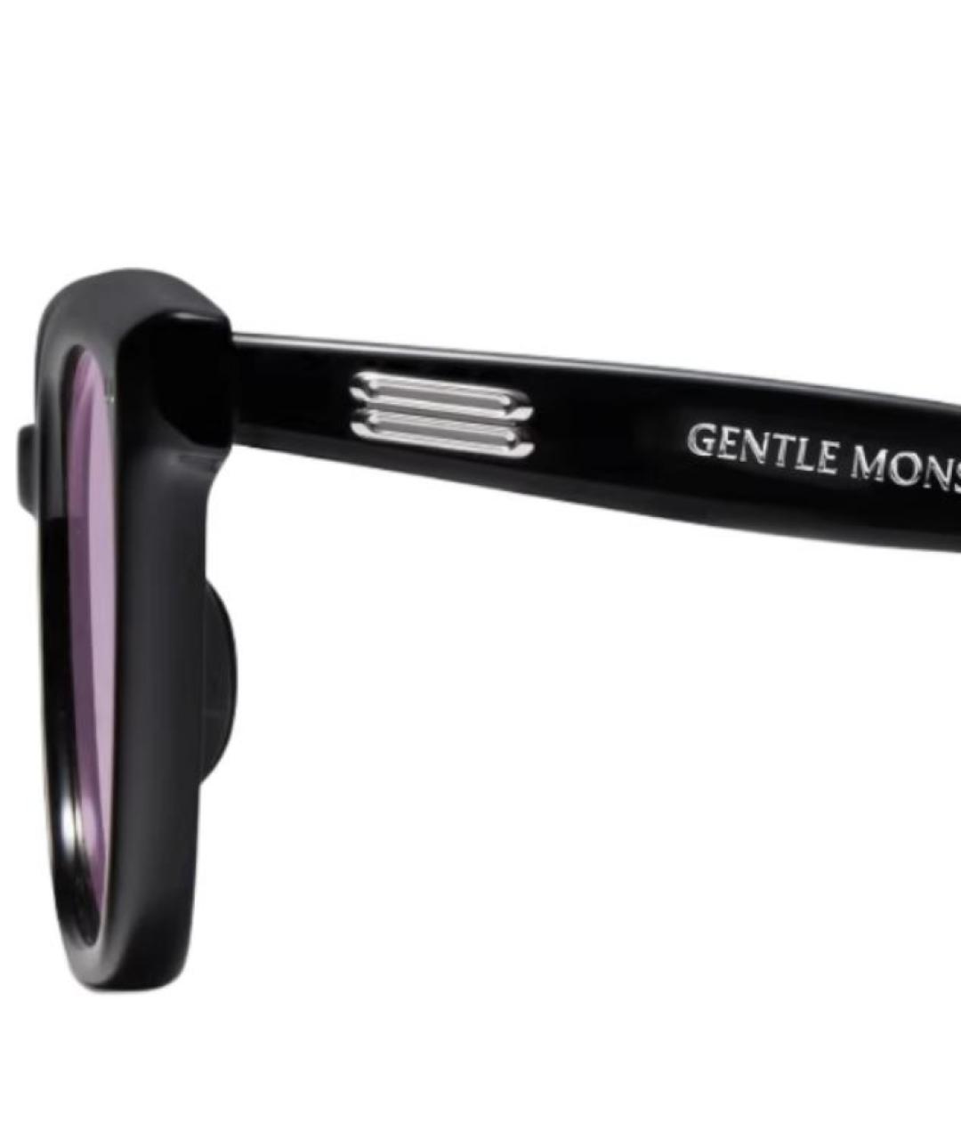 GENTLE MONSTER Черные пластиковые солнцезащитные очки, фото 4
