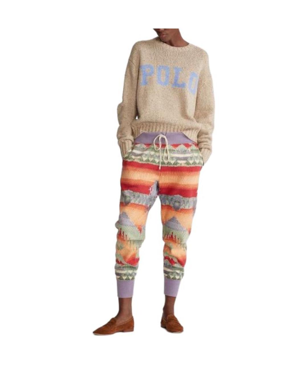 POLO RALPH LAUREN Коричневый джемпер / свитер, фото 2