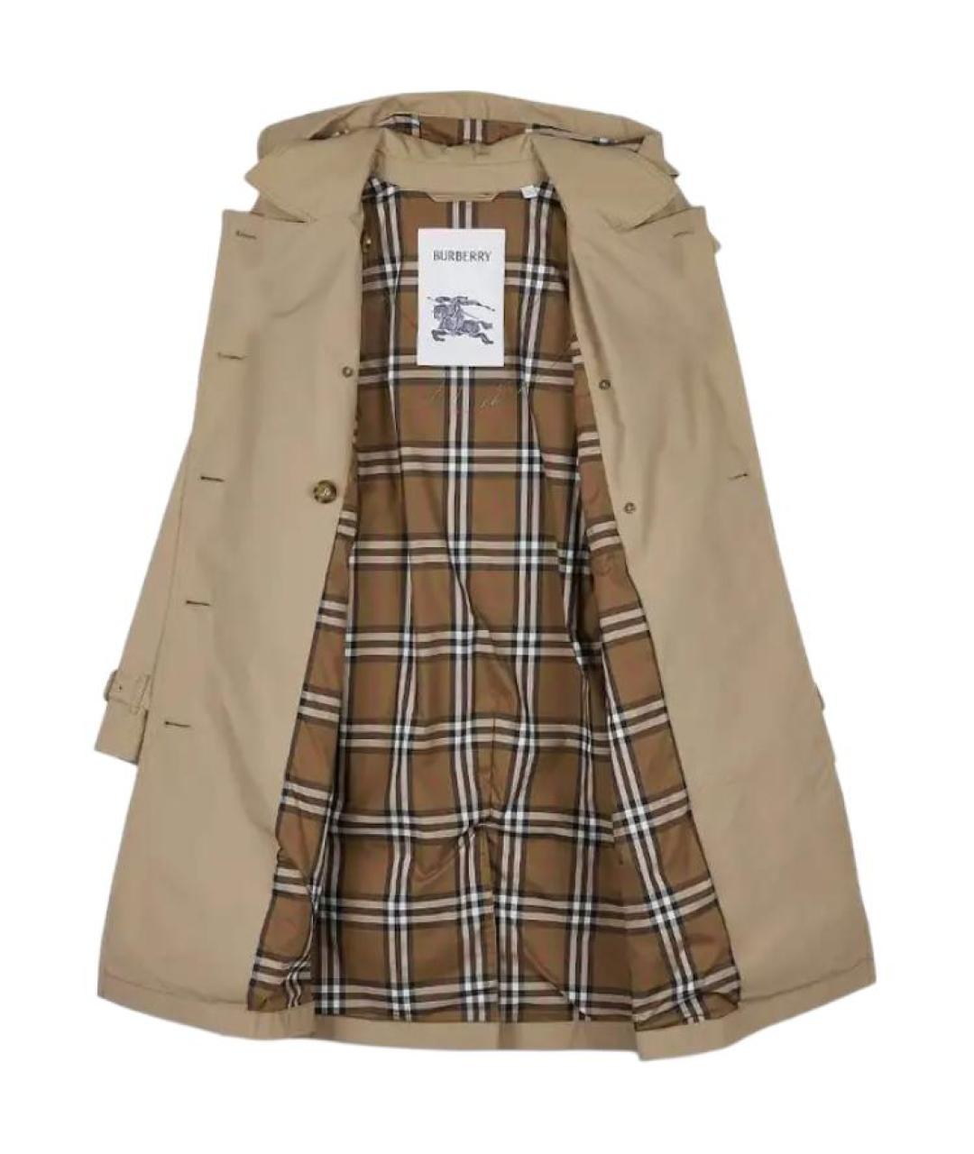 BURBERRY Бежевый тренч/плащ, фото 2