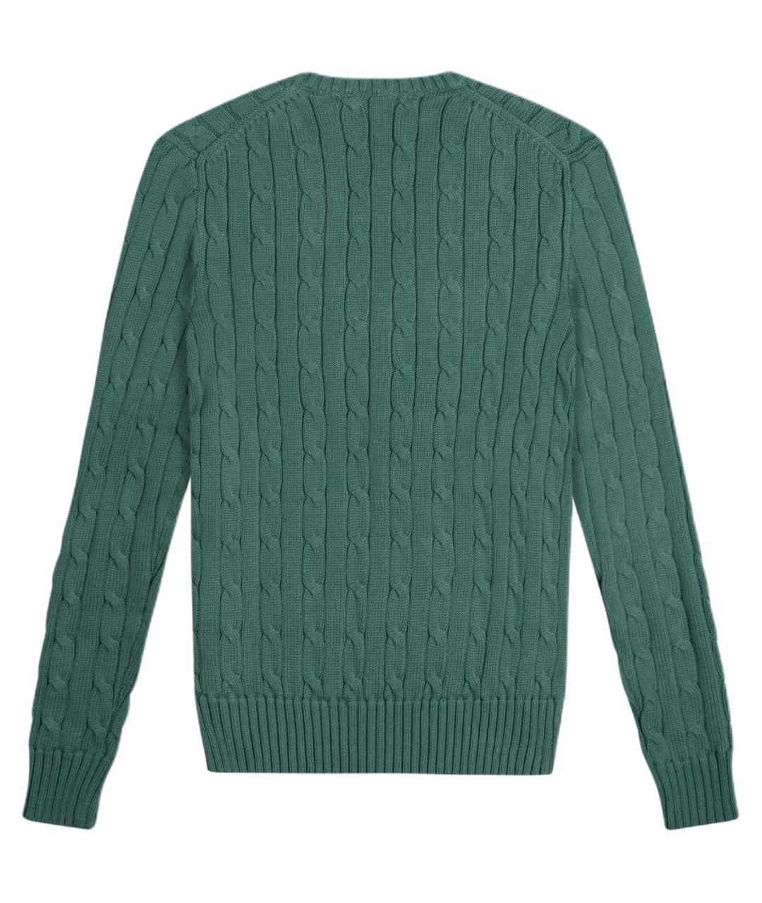 POLO RALPH LAUREN Зеленый джемпер / свитер, фото 2