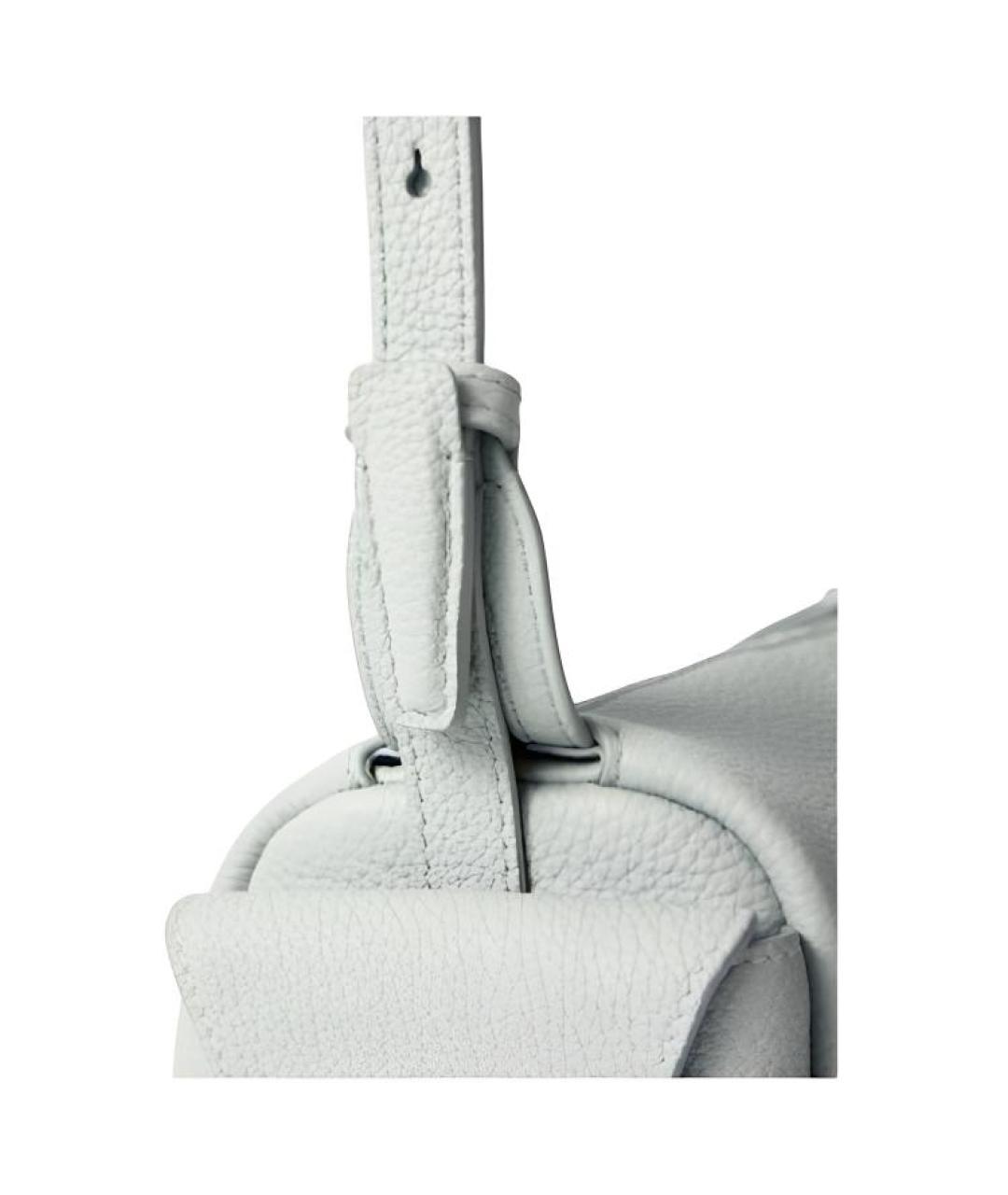 SONGMONT Синяя кожаная сумка через плечо, фото 4