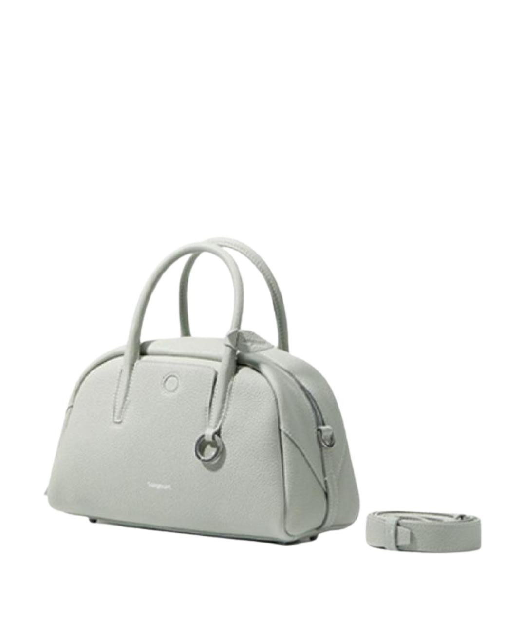 SONGMONT Голубая кожаная сумка через плечо, фото 1