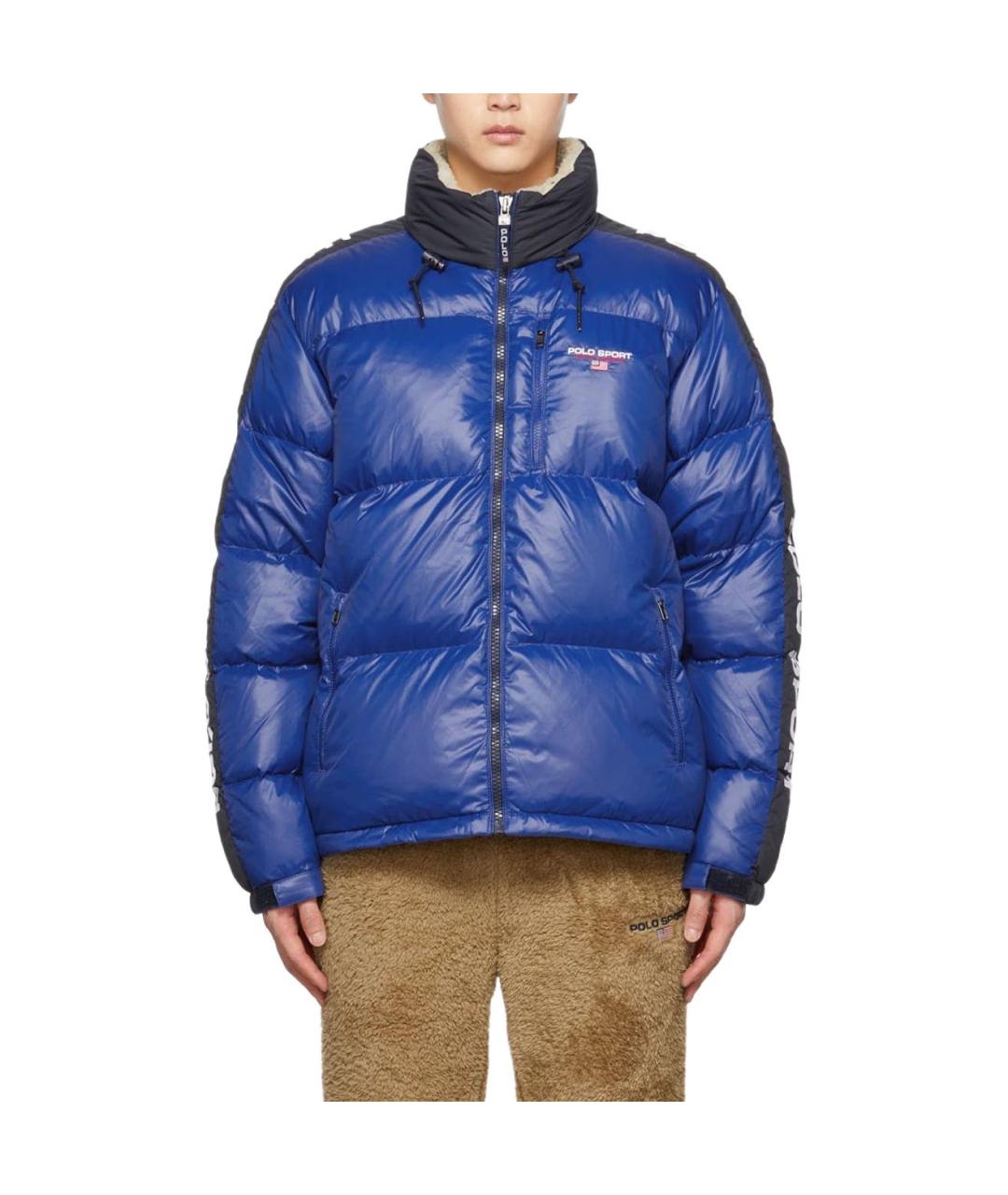 POLO RALPH LAUREN Синий пуховик, фото 4