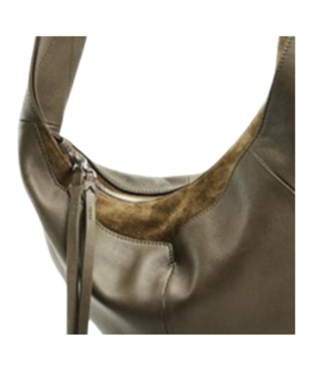 SONGMONT Хаки замшевая сумка через плечо, фото 2