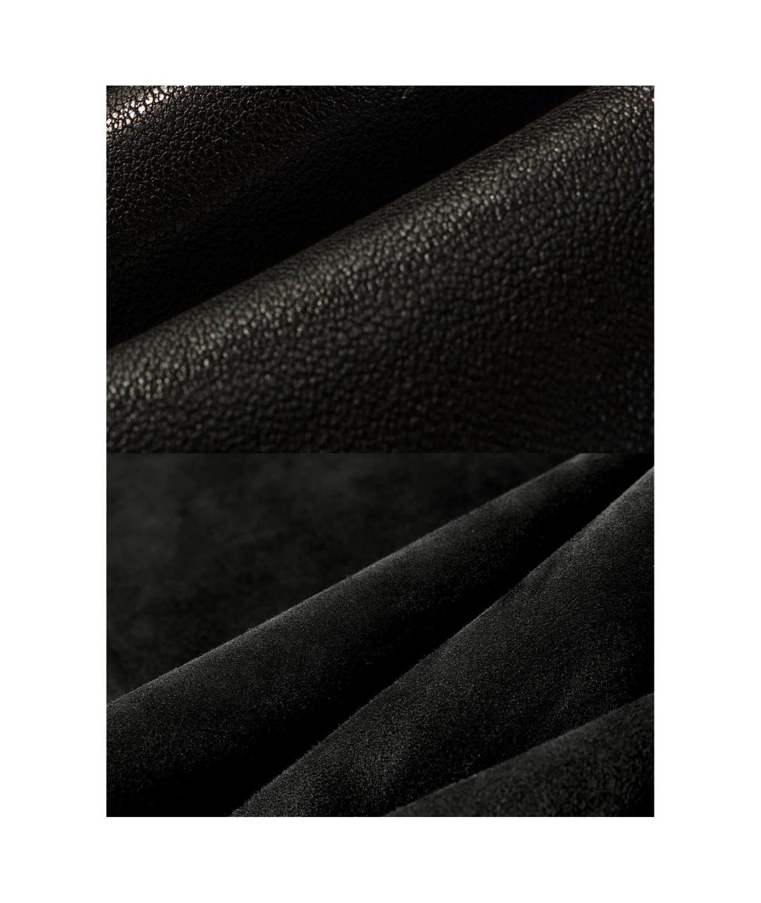 SONGMONT Черная кожаная сумка через плечо, фото 4