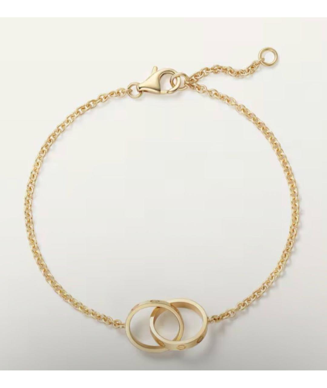 CARTIER Желтый браслет из желтого золота, фото 2