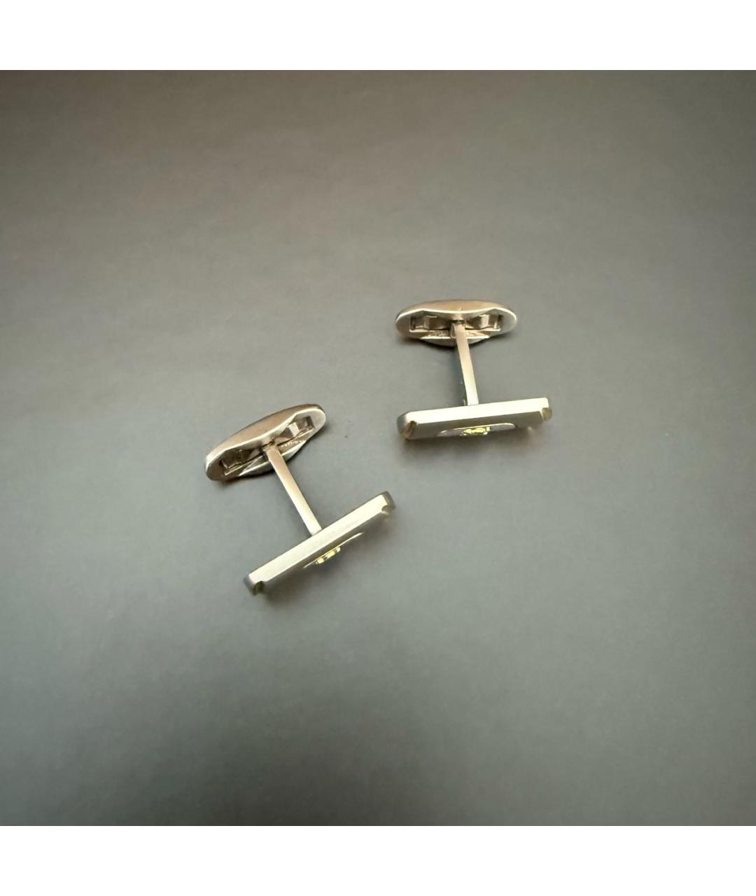 CELINE Серебряные металлические запонки, фото 4