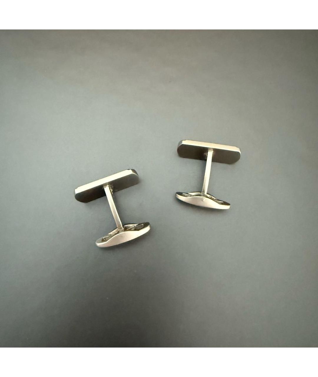 CELINE Серебряные металлические запонки, фото 5
