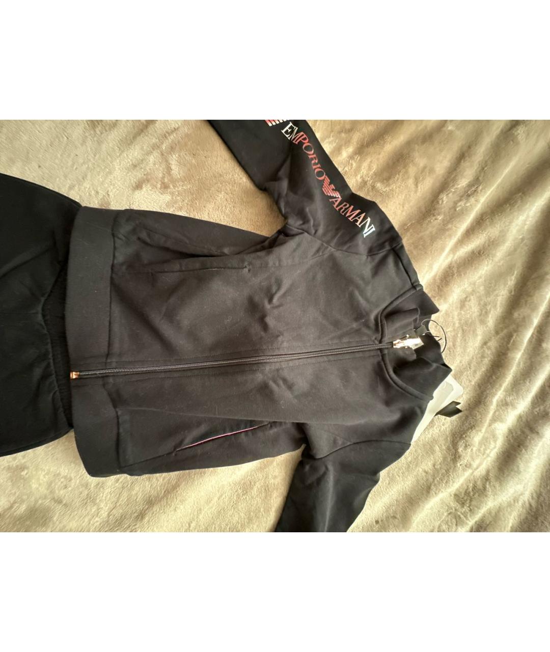 EA7 Черный хлопковый комплект, фото 3