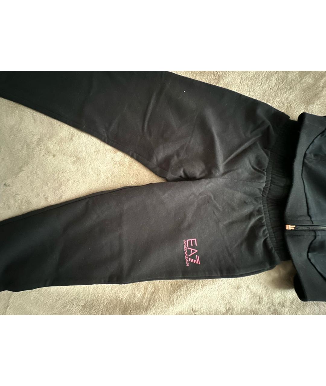 EA7 Черный хлопковый комплект, фото 4