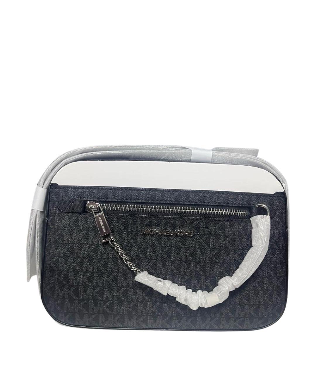 MICHAEL KORS Черная сумка через плечо из искусственной кожи, фото 1