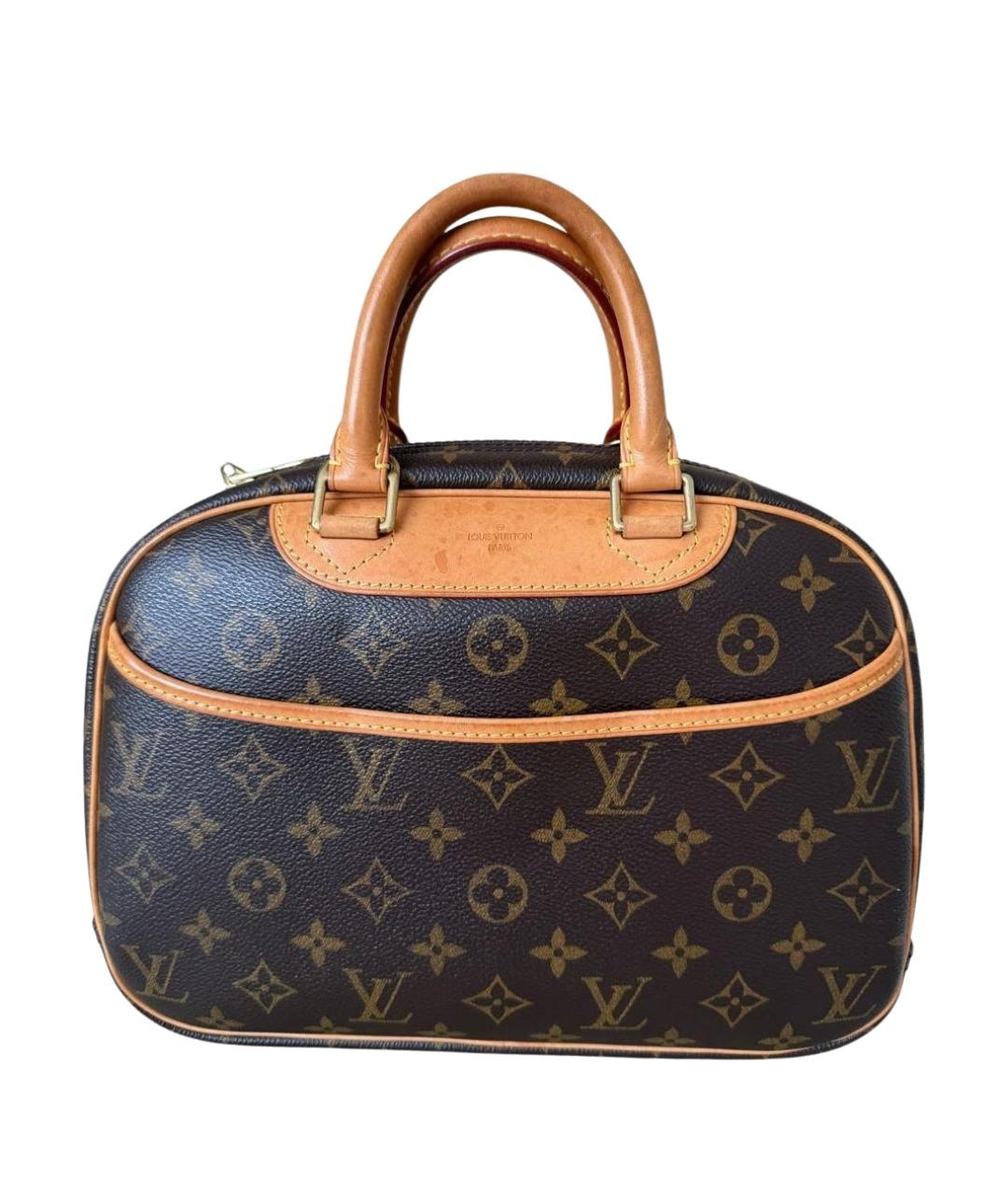 LOUIS VUITTON Коричневая сумка с короткими ручками, фото 1