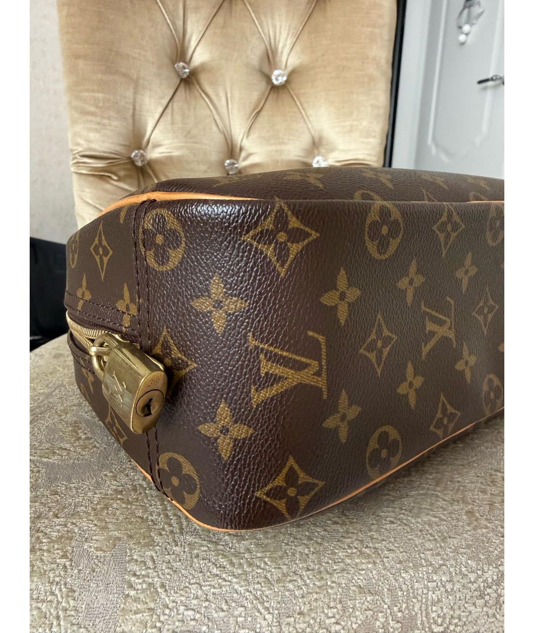 LOUIS VUITTON Коричневая сумка с короткими ручками, фото 6