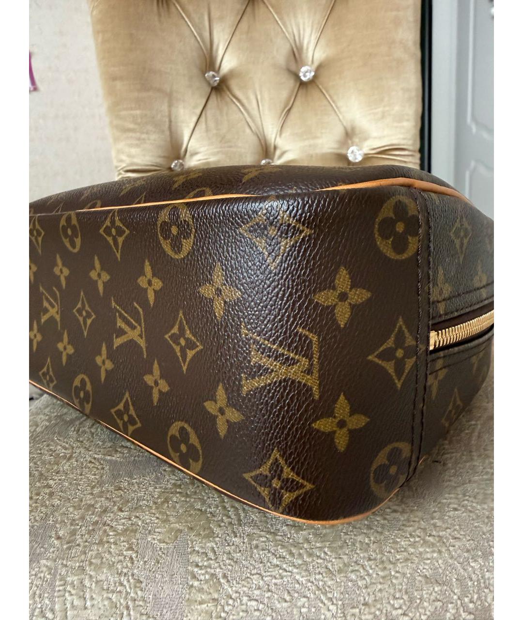 LOUIS VUITTON Коричневая сумка с короткими ручками, фото 7