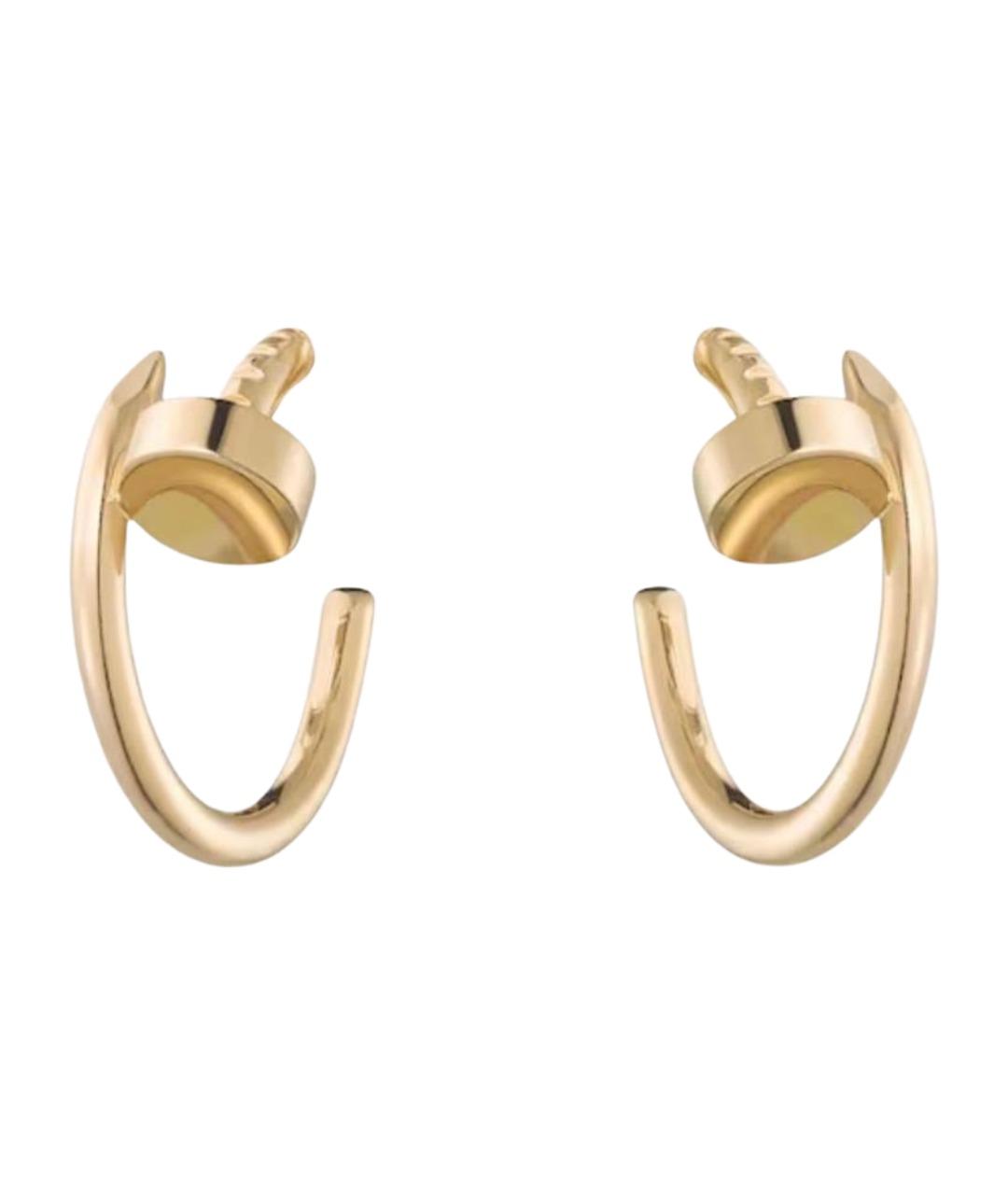 CARTIER Желтые серьги из желтого золота, фото 1