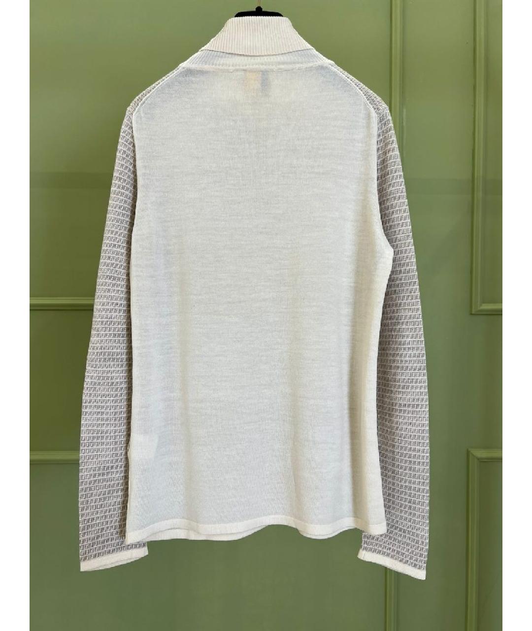 FENDI Бежевая водолазка, фото 3