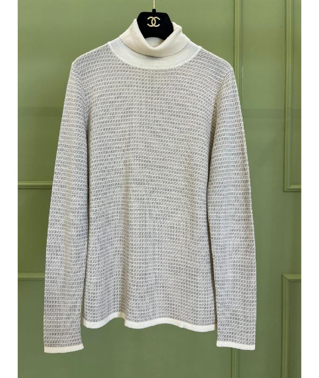 FENDI Бежевая водолазка, фото 8