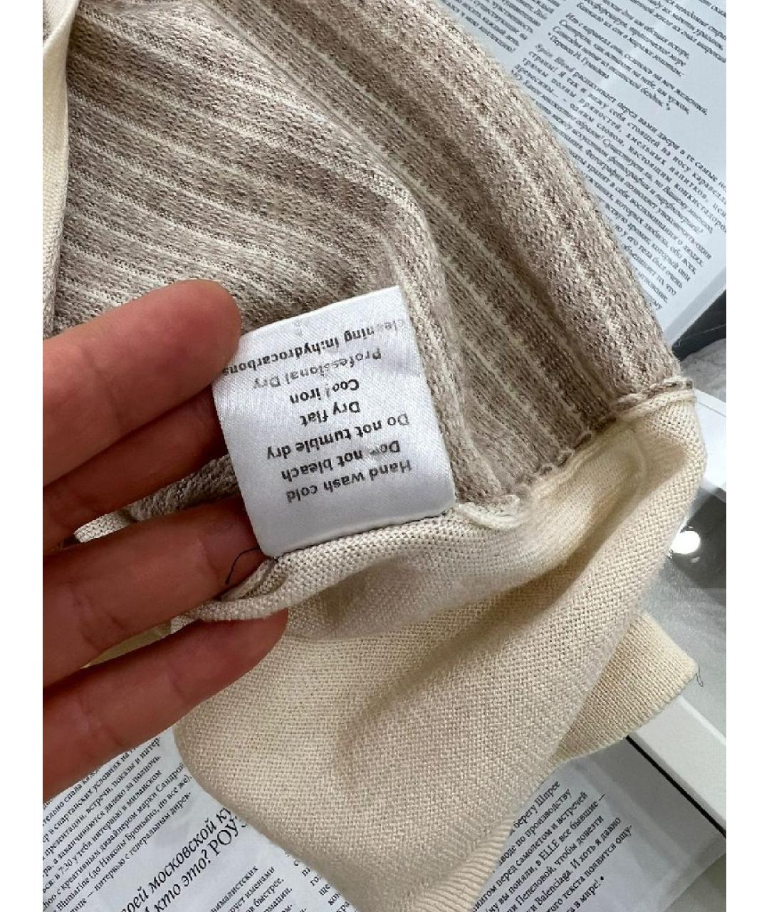 FENDI Бежевая водолазка, фото 6