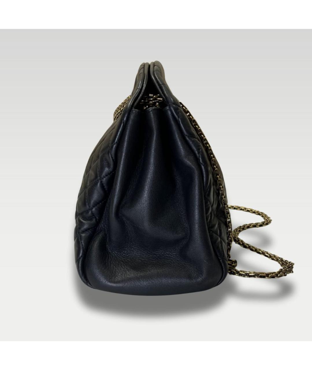 CHANEL Черная кожаная сумка через плечо, фото 4