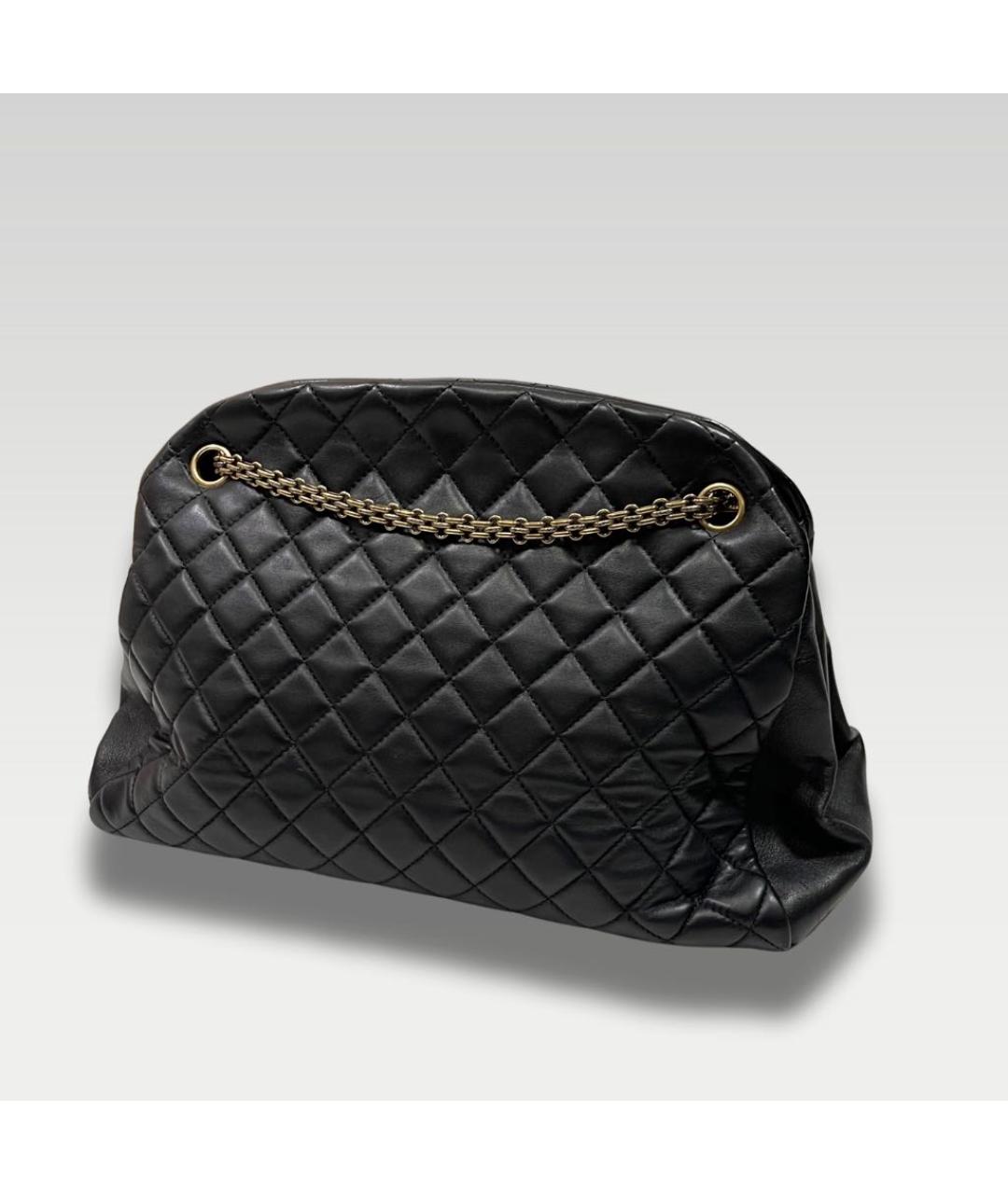 CHANEL Черная кожаная сумка через плечо, фото 2