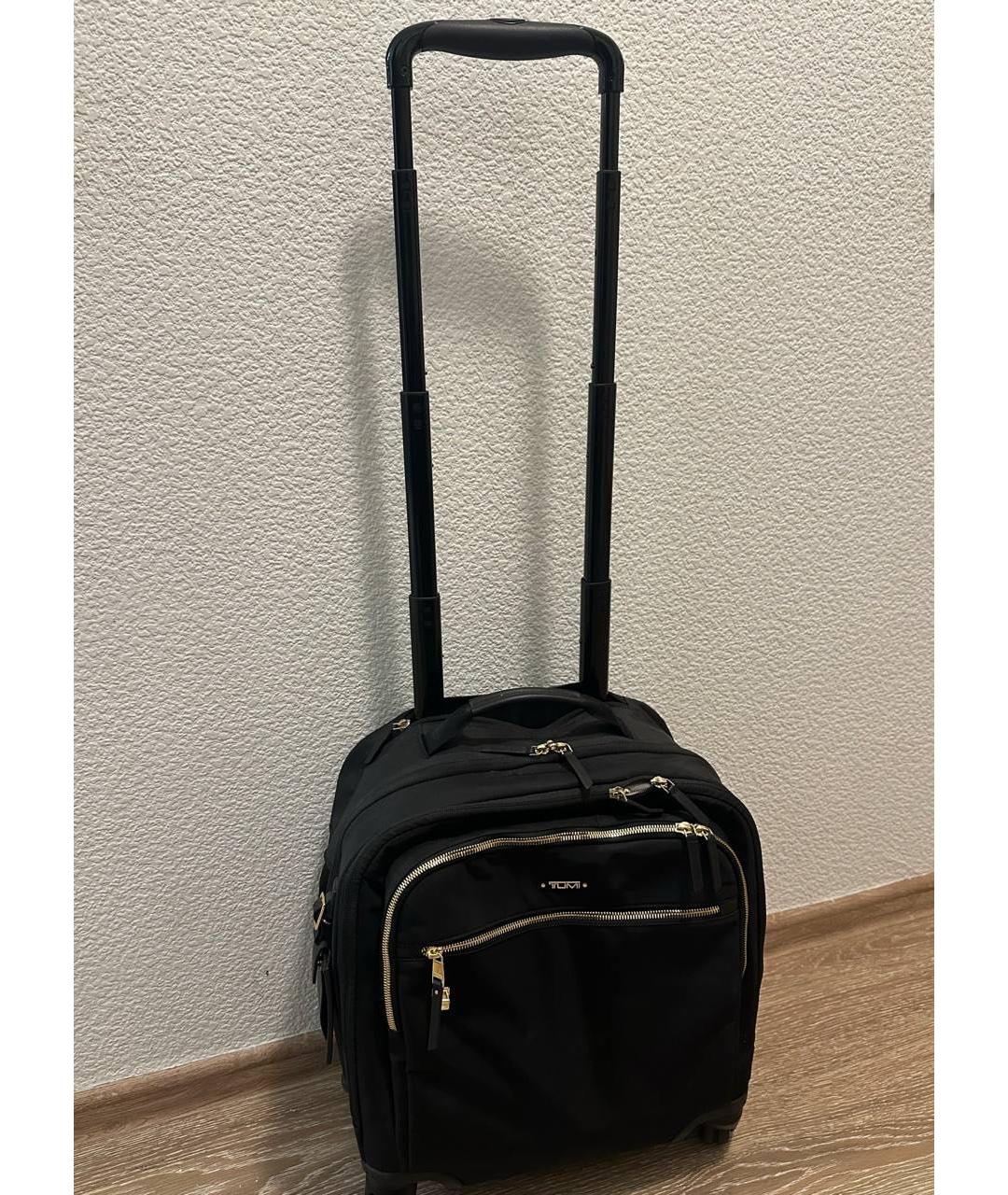 TUMI Черный тканевый чемодан, фото 7