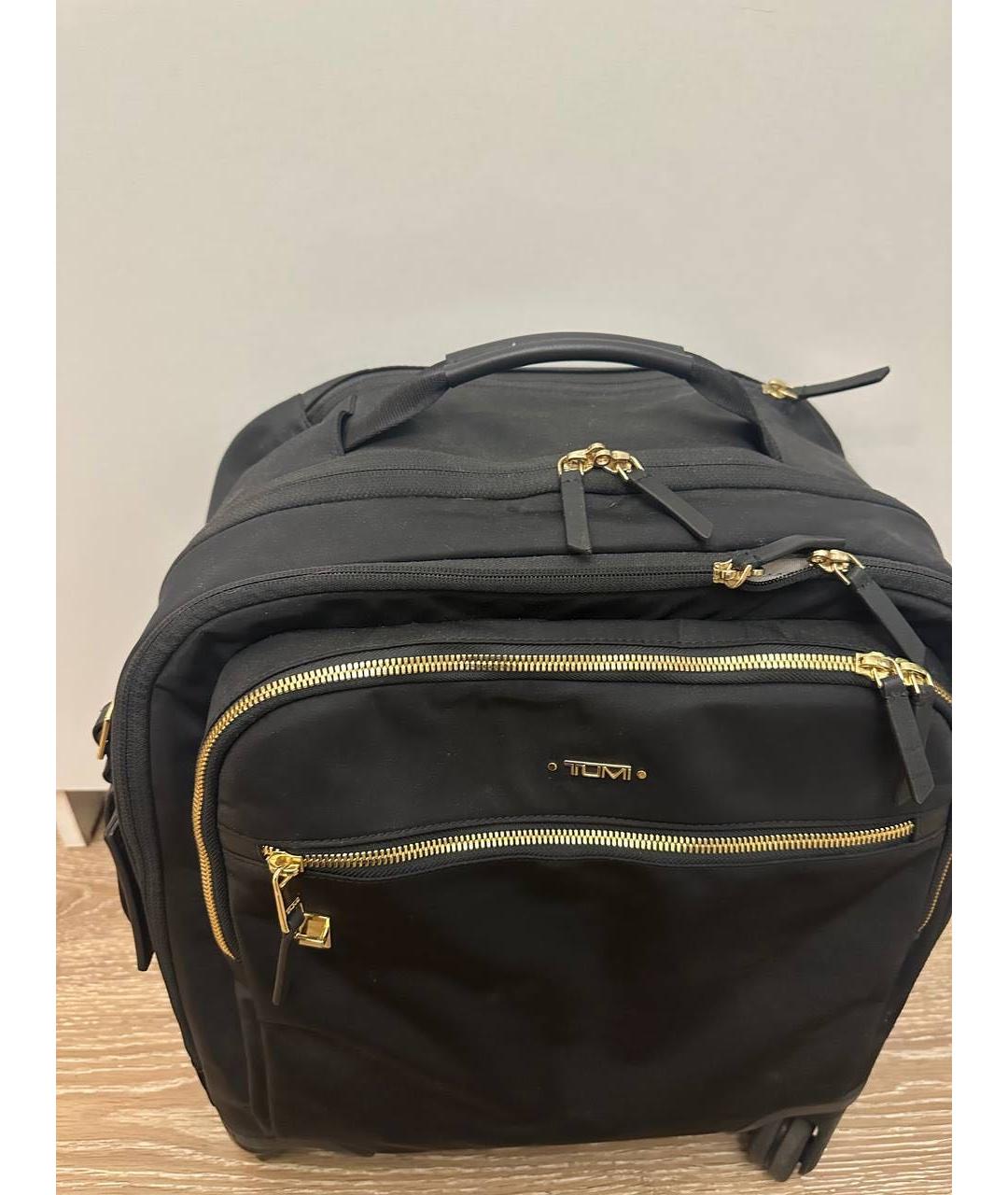 TUMI Черный тканевый чемодан, фото 3