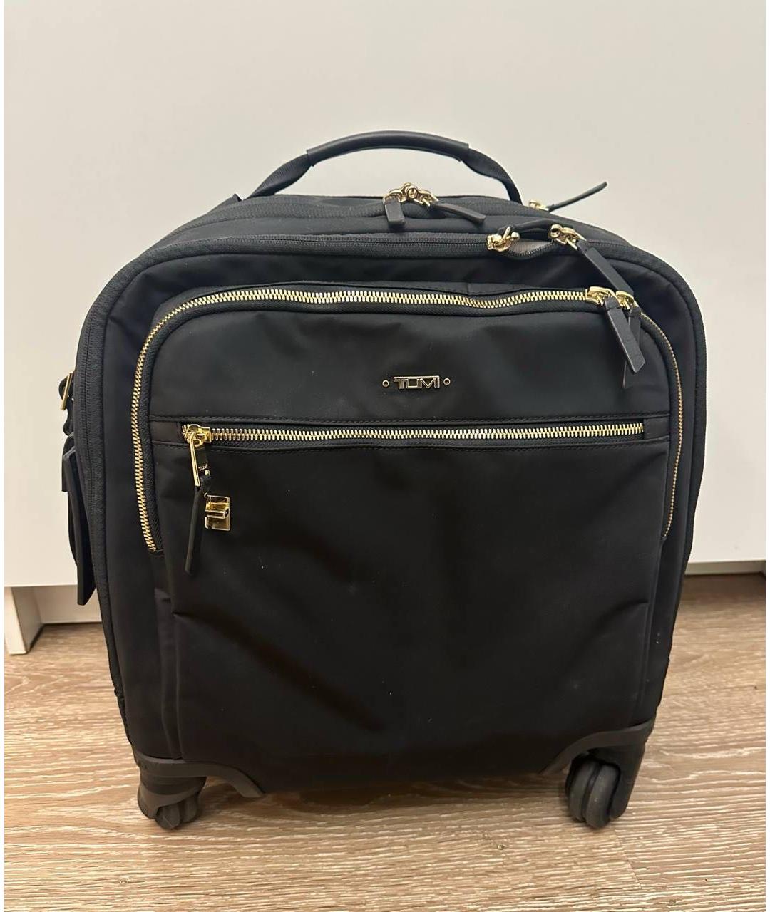 TUMI Черный тканевый чемодан, фото 9
