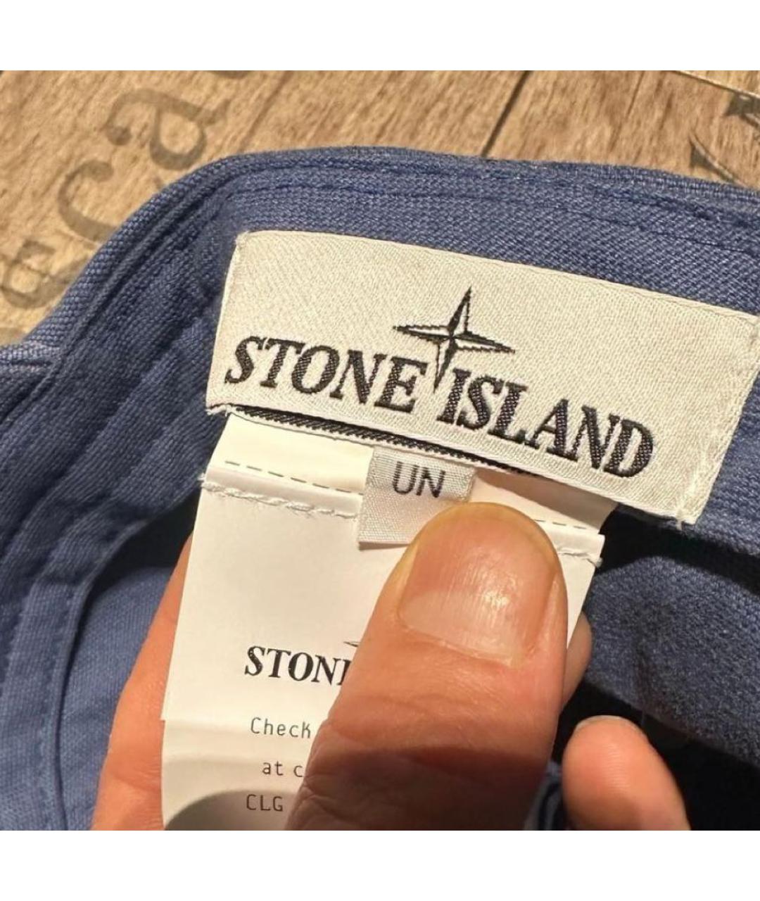 STONE ISLAND Голубая кепка, фото 6