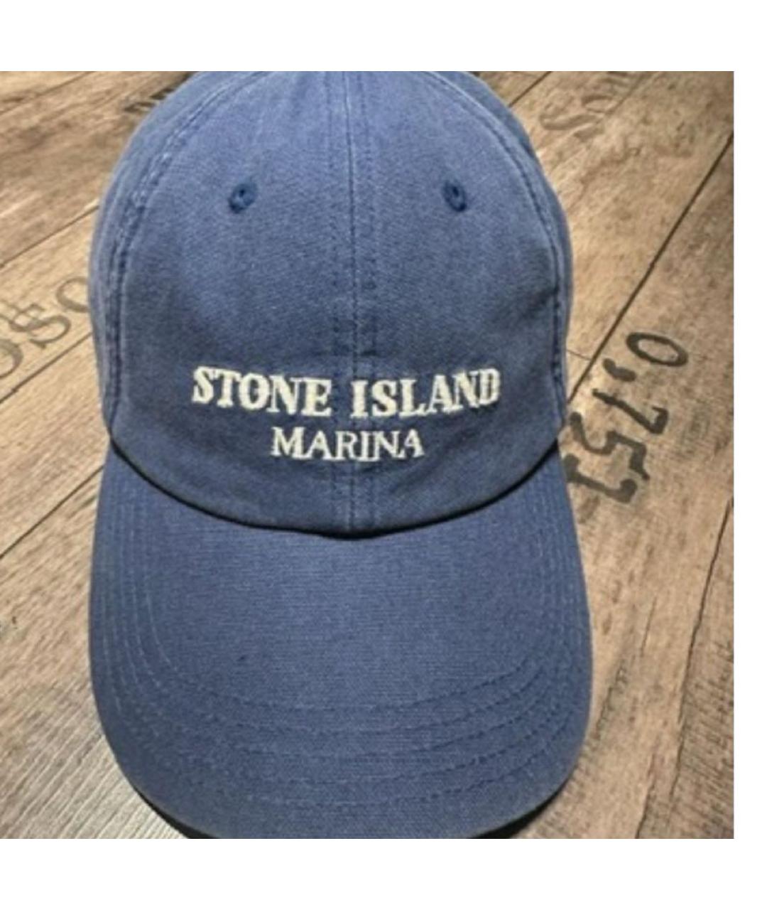 STONE ISLAND Голубая кепка, фото 5