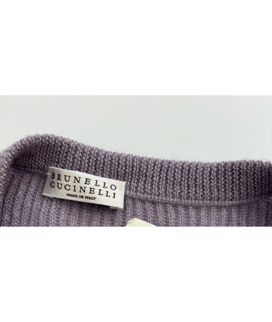 BRUNELLO CUCINELLI Серый джемпер / свитер, фото 3