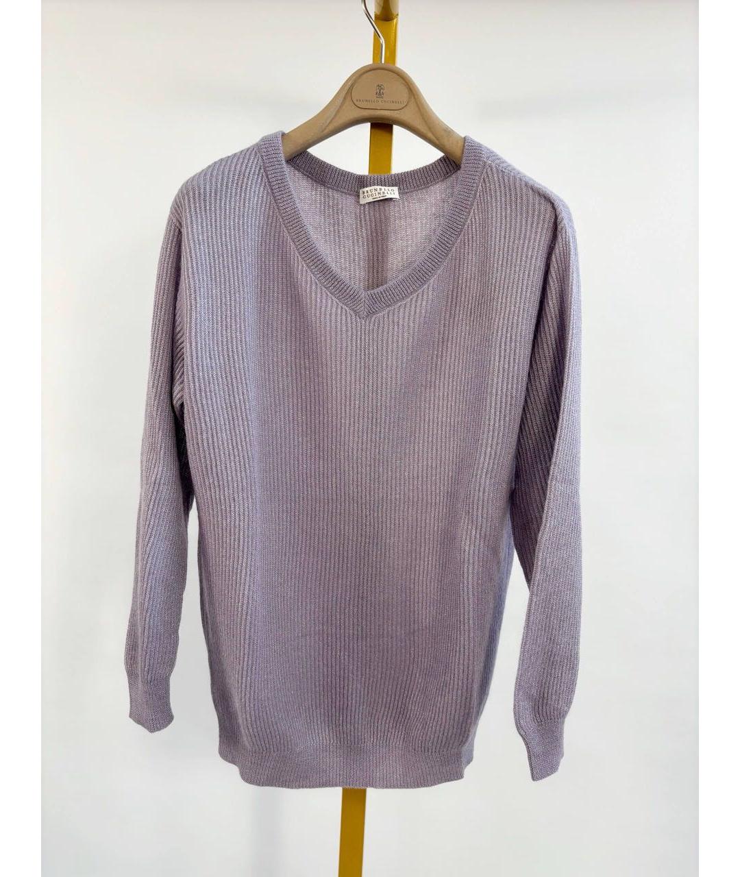 BRUNELLO CUCINELLI Серый джемпер / свитер, фото 9