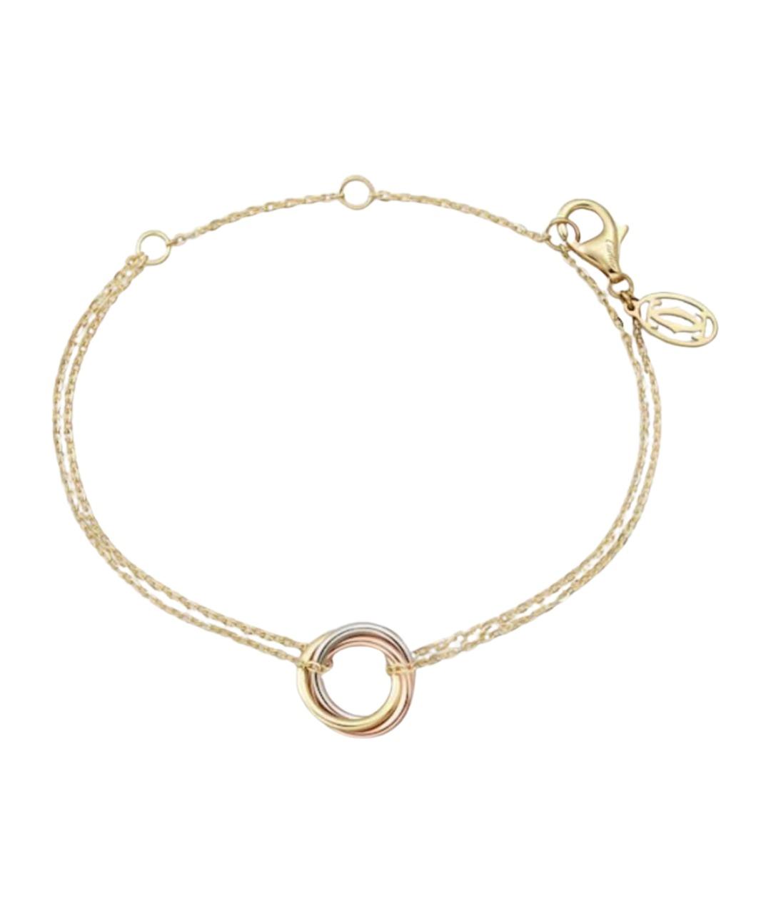 CARTIER Желтый браслет из желтого золота, фото 1