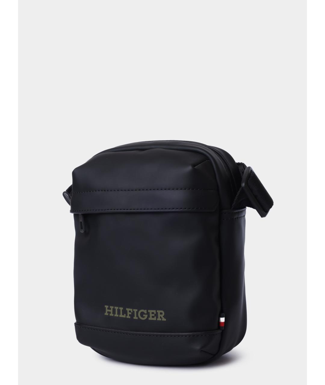 TOMMY HILFIGER Черная сумка на плечо, фото 3