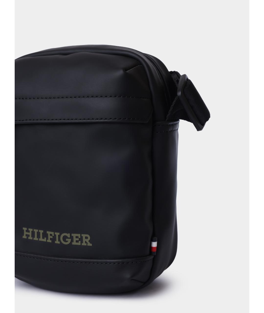 TOMMY HILFIGER Черная сумка на плечо, фото 4