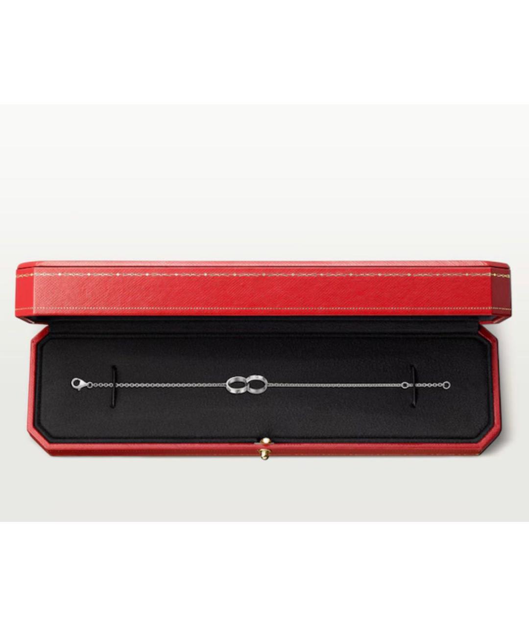 CARTIER Серебрянный браслет из белого золота, фото 4