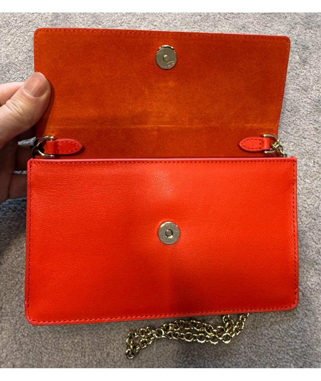 FURLA Красная кожаная сумка через плечо, фото 2