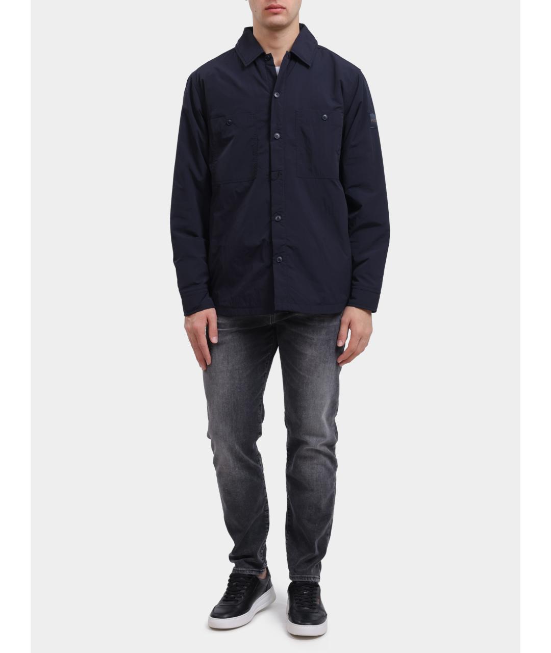 HUGO Темно-синяя кэжуал рубашка, фото 2