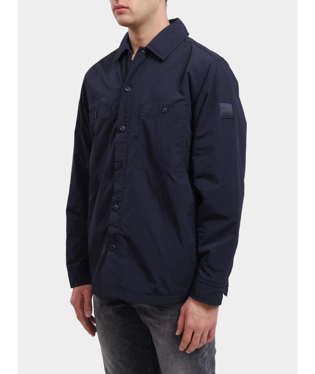 HUGO Темно-синяя кэжуал рубашка, фото 3