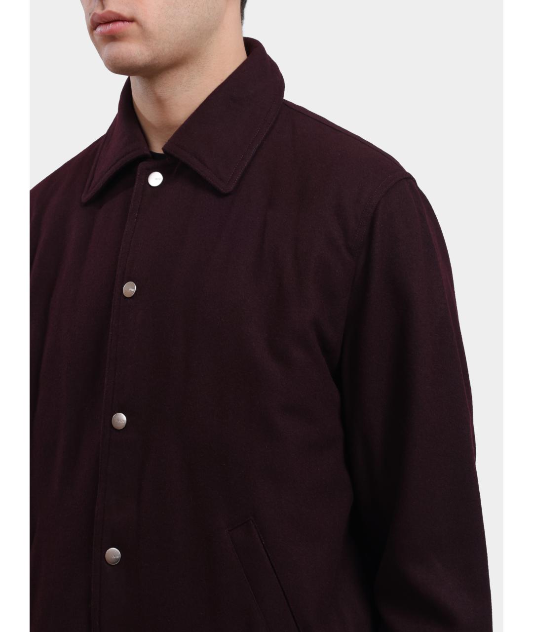 AUTRY Бордовая шерстяная куртка, фото 4