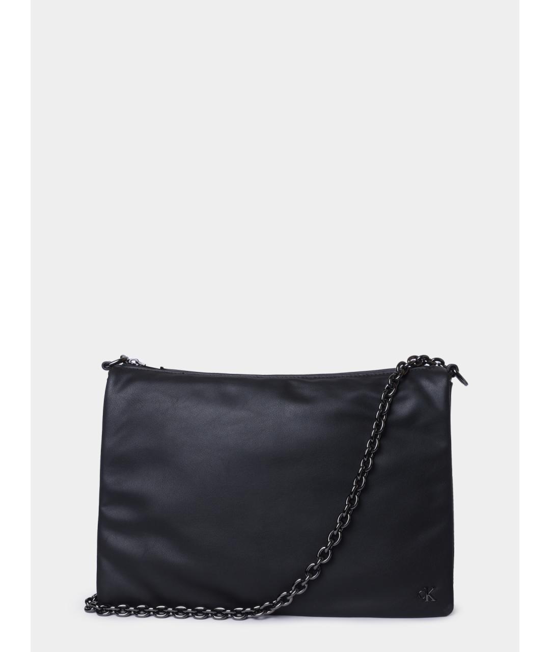 CALVIN KLEIN Черная сумка через плечо, фото 6