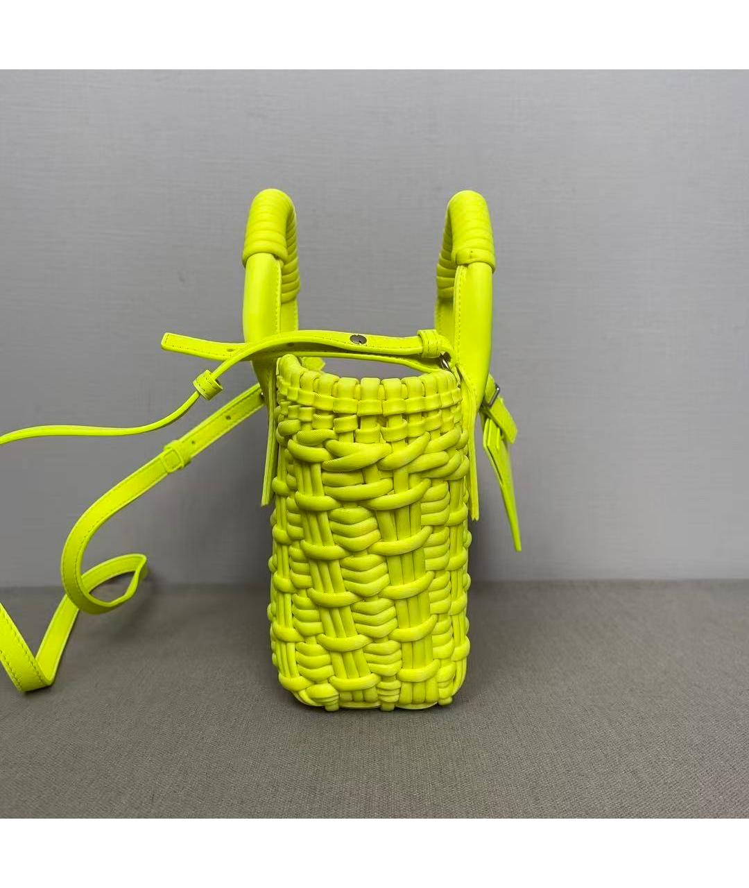 BALENCIAGA Желтая сумка через плечо, фото 3