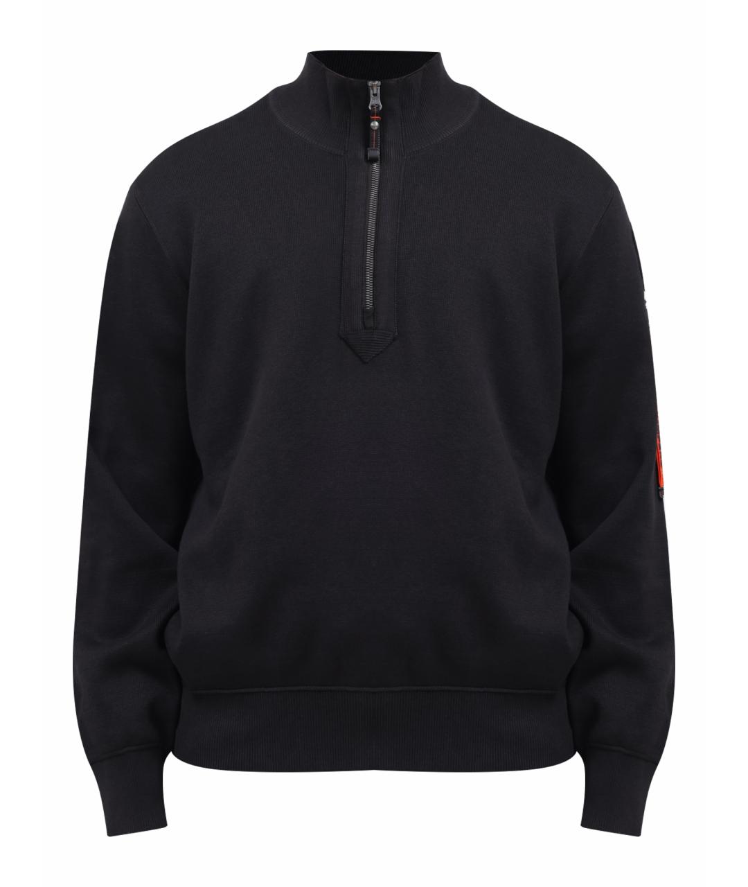 PARAJUMPERS Черный хлопковый джемпер / свитер, фото 1