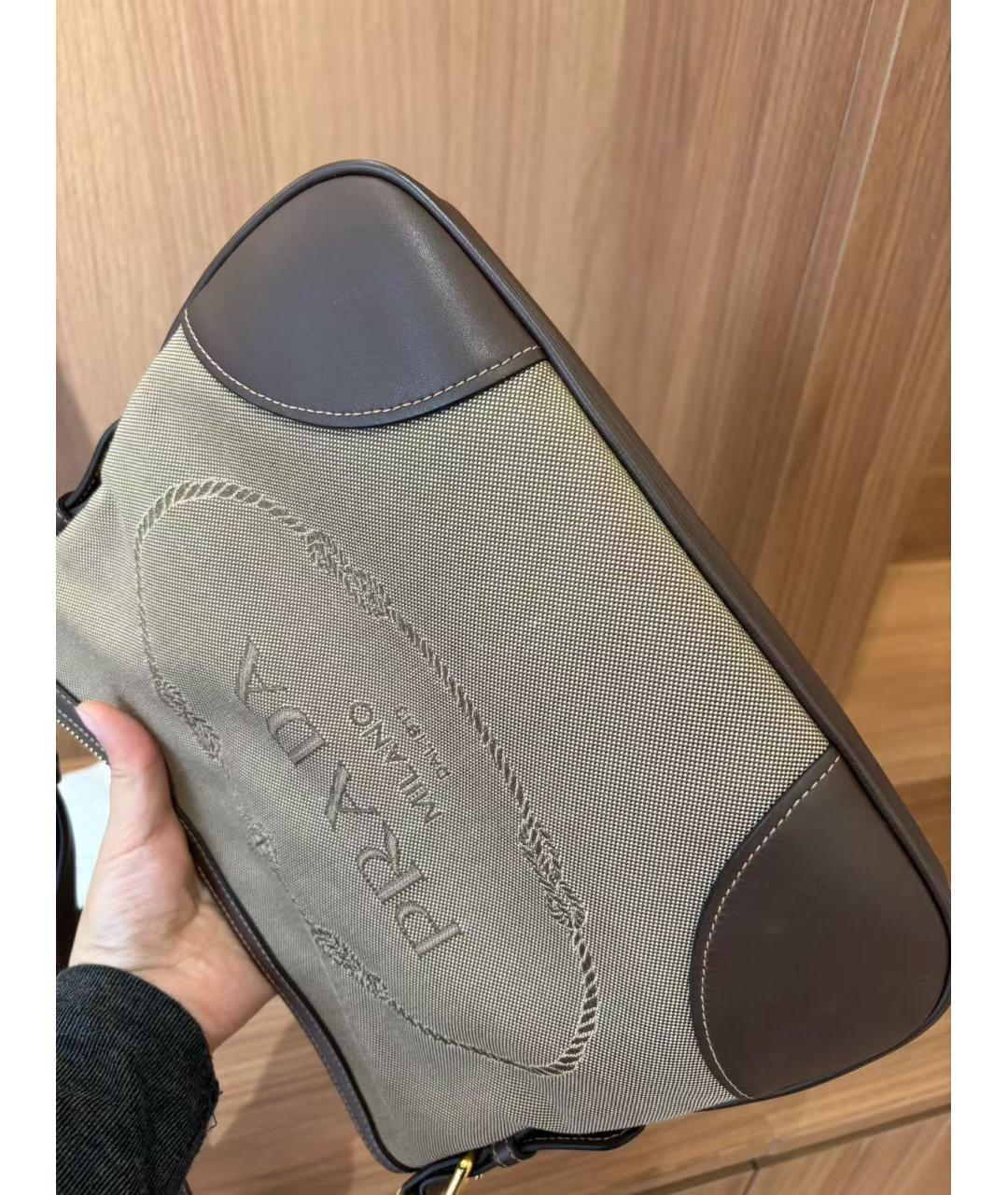 PRADA Коричневая сумка через плечо, фото 2