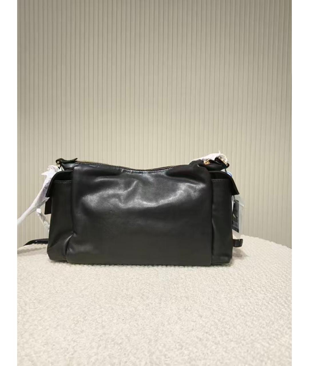 PRADA Черная кожаная сумка через плечо, фото 2
