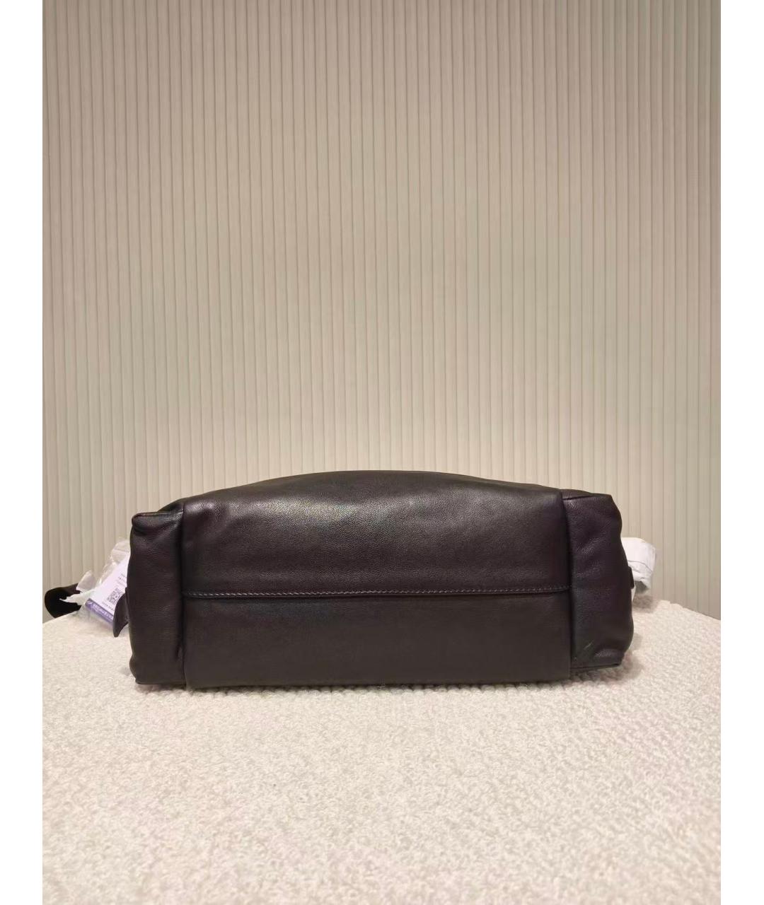 PRADA Черная кожаная сумка через плечо, фото 3